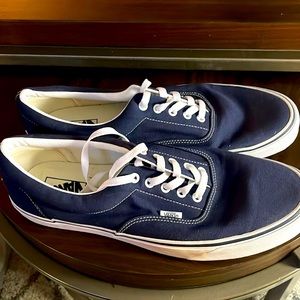 Men’s navy vans, size 13
